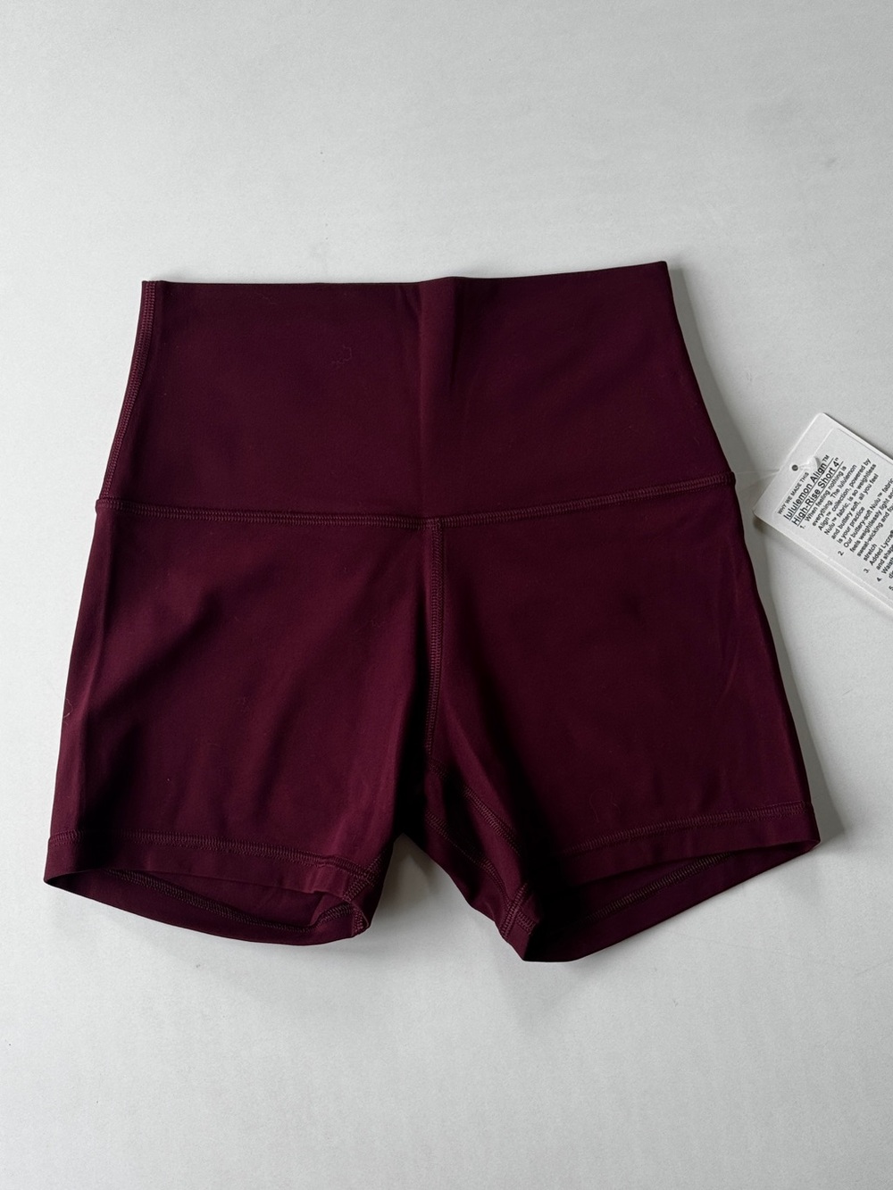 lululemon athletica align High-Rise Bike Shorts in garnet size 4 NWT